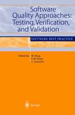 Software Quality Approaches: Testing, Verification, and Validation: Software Best Practice 1