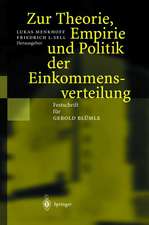 Zur Theorie, Empirie und Politik der Einkommensverteilung: Festschrift für Gerold Blümle