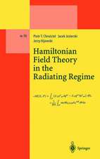 Hamiltonian Field Theory in the Radiating Regime