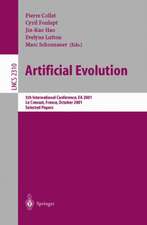 Artificial Evolution: 5th International Conference, Evolution Artificielle, EA 2001, Le Creusot, France, October 29-31, 2001. Selected Papers