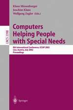 Computers Helping People with Special Needs: 8th International Conference, ICCHP 2002, Linz, Austria, July 15-20, Proceedings