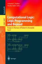 Computational Logic: Logic Programming and Beyond: Essays in Honour of Robert A. Kowalski, Part I