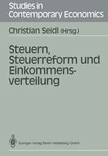 Steuern, Steuerreform und Einkommensverteilung