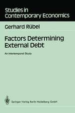 Factors Determining External Debt