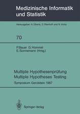 Multiple Hypothesenprüfung / Multiple Hypotheses Testing: Symposium, 6. und 7. November 1987