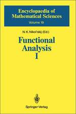 Functional Analysis I: Linear Functional Analysis