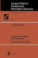 Control of Boundaries and Stabilization: Proceedings of the IFIP WG 7.2 Conference, Clermont Ferrand, France, June 20-23, 1988