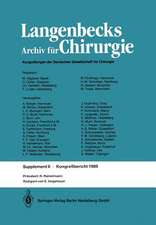 Verhandlungen der Deutschen Gesellschaft für Chirurgie: 106. Tagung vom 29. März bis 1. April 1989