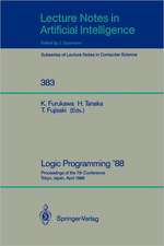 Logic Programming '88: Proceedings of the 7th Conference, Tokyo, Japan, April 11-14, 1988