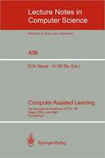 Computer Assisted Learning: 3rd International Conference, ICCAL '90, Hagen, FRG, June 11-13, 1990, Proceedings