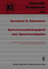 Sprecherunabhängigkeit und Sprecheradaption: Lösungsansätze für das Problem des Sprecherwechsels bei der automatischen Spracherkennung