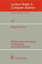 Efficient Query Processing in Geographic Information Systems