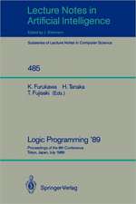 Logic Programming '89: Proceedings of the 8th Conference, Tokyo, Japan, July 12-14, 1989