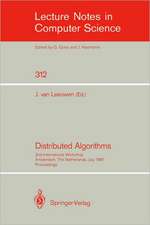 Distributed Algorithms: 4th International Workshop, Bari, Italy, September 24-26, 1990. Proceedings.