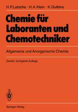 Chemie für Laboranten und Chemotechniker