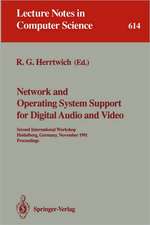 Network and Operating System Support for Digital Audio and Video: Second International Workshop, Heidelberg, Germany, November 18-19, 1991. Proceedings