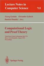 Computational Logic and Proof Theory: Third Kurt Gödel Colloquium, KGC'93, Brno, Czech Republic, August 24-27, 1993. Proceedings