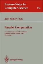 Parallel Computation: Second International ACPC Conference, Gmunden, Austria, October 4-6, 1993. Proceedings