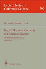 Graph-Theoretic Concepts in Computer Science: 19th International Workshop, WG '93, Utrecht, The Netherlands, June 16 - 18, 1993. Proceedings