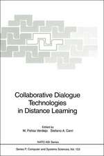 Collaborative Dialogue Technologies in Distance Learning