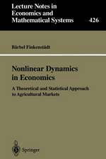 Nonlinear Dynamics in Economics: A Theoretical and Statistical Approach to Agricultural Markets