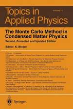 The Monte Carlo Method in Condensed Matter Physics