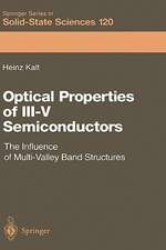 Optical Properties of III–V Semiconductors