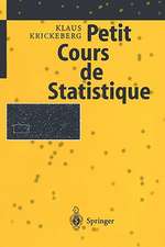 Petit Cours de Statistique