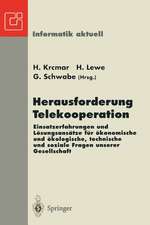 Herausforderung Telekooperation: Einsatzerfahrungen und Lösungsansätze für ökonomische und ökologische, technische und soziale Fragen unserer Gesellschaft Fachtagung Deutsche Computer Supported Cooperative Work 1996 DCSCW’96 Stuttgart-Hohenheim, 30.09.–02.10.1996