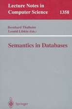 Semantics in Databases