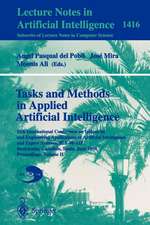 Tasks and Methods in Applied Artificial Intelligence: 11th International Conference on Industrial and Engineering Applications of Artificial Intelligence and Expert Systems, IEA-98-AIE, Benicassim, Castellon, Spain, June, 1998 Proceedings, Volume II