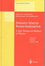 Density-Matrix Renormalization - A New Numerical Method in Physics: Lectures of a Seminar and Workshop held at the Max-Planck-Institut für Physik komplexer Systeme, Dresden, Germany, August 24th to September 18th, 1998