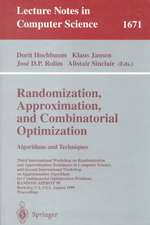 Randomization, Approximation, and Combinatorial Optimization. Algorithms and Techniques: Third International Workshop on Randomization and Approximation Techniques in Computer Science, and Second International Workshop on Approximation Algorithms for Combinatorial Optimization Problems RANDOM-APPROX'99,Berkeley, CA, USA, August 8-11, 1999 Pro