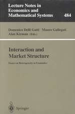 Interaction and Market Structure: Essays on Heterogeneity in Economics