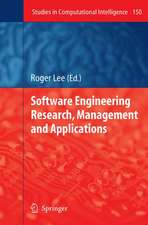 Software Engineering Research, Management and Applications