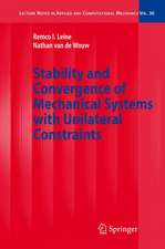 Stability and Convergence of Mechanical Systems with Unilateral Constraints