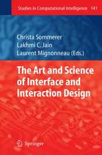 The Art and Science of Interface and Interaction Design (Vol. 1)