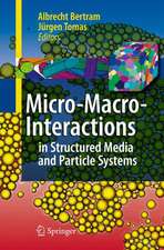 Micro-Macro-Interactions: In Structured Media and Particle Systems