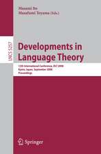 Developments in Language Theory: 12th International Conference, DLT 2008, Kyoto, Japan, September 16-19, 2008, Proceedings