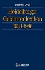 Heidelberger Gelehrtenlexikon 1933-1986