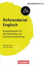 Fachreferendariat Sekundarstufe I und II Englisch