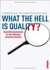 What the hell is quality?