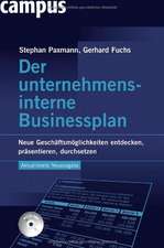 Der unternehmensinterne Businessplan