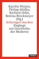 Schweigen machen