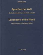 Sprachen der Welt / Languages of the World: Ein weltweiter Index der Sprachfamilien, Einzelsprachen und Dialekte, mit Angabe der Synonyma und fremdsprachigen Äquivalente / A Multi-lingual Concordance of Languanges, Dialects and Language-Families