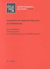 Guidelines for Authority Records and References