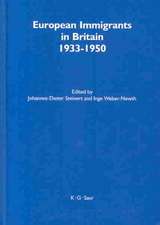 European Immigrants in Britain 1933-1950