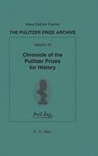 Chronicle of the Pulitzer Prizes for History