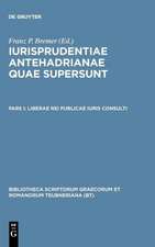 Iurisprudentia Antehadrianae quae supersunt, vol. I: Liberae Rei Publicae Iuris Consulti