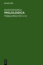 Philologica: Ausgewählte kleine Schriften